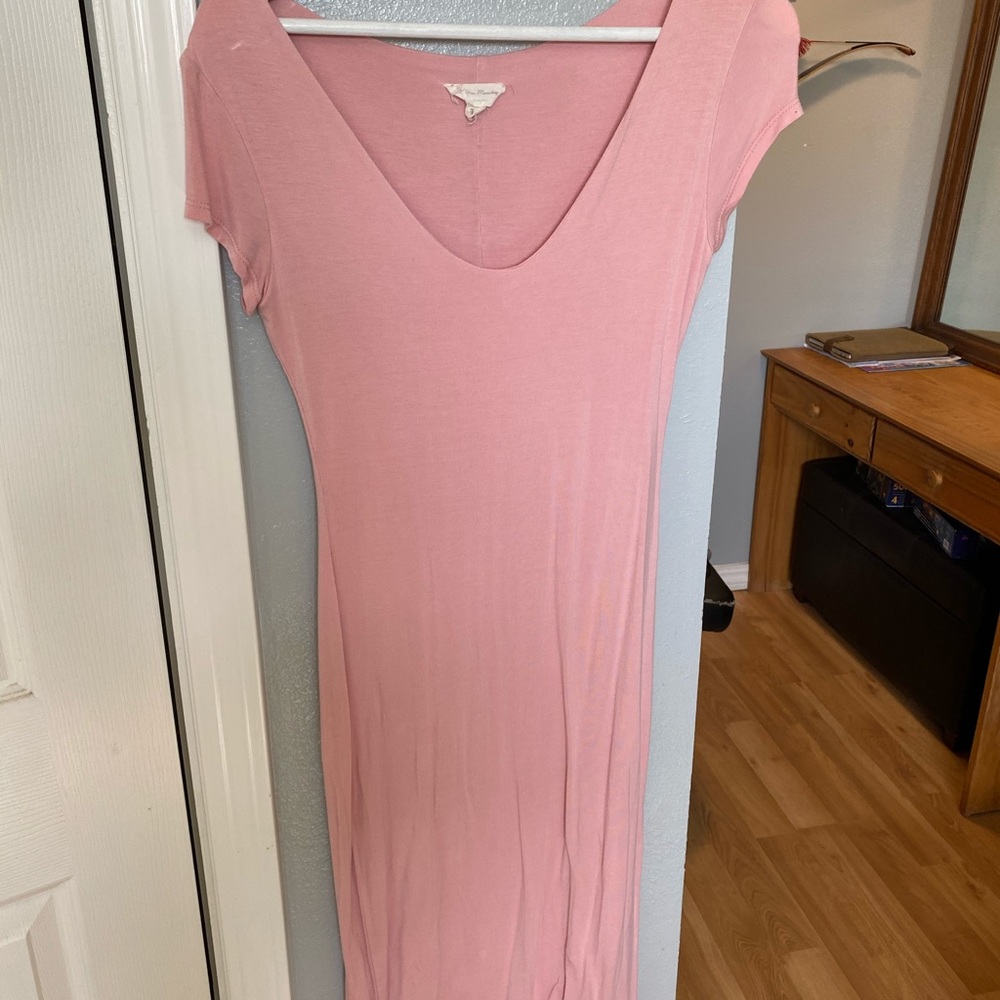 Bodycon blush dress